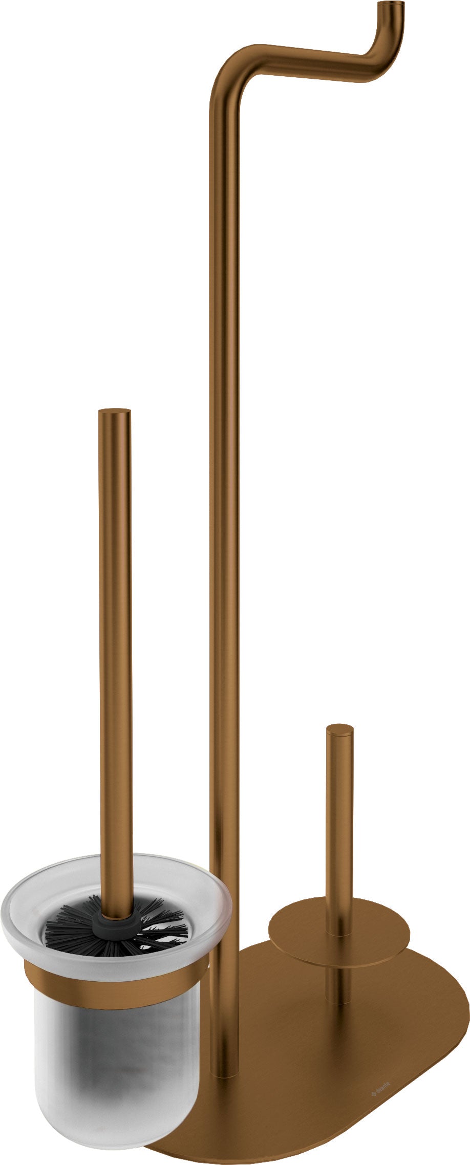 Deante SILIA WC-Bürstengarnitur mit Papierhalter (3-in-1) Bronze gebürstet