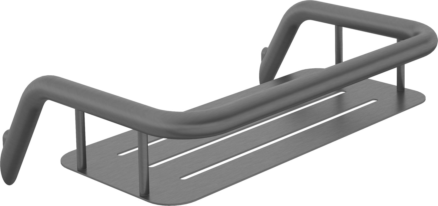 Deante SILIA Duschablage Duschkorb Design-Regal Titanium