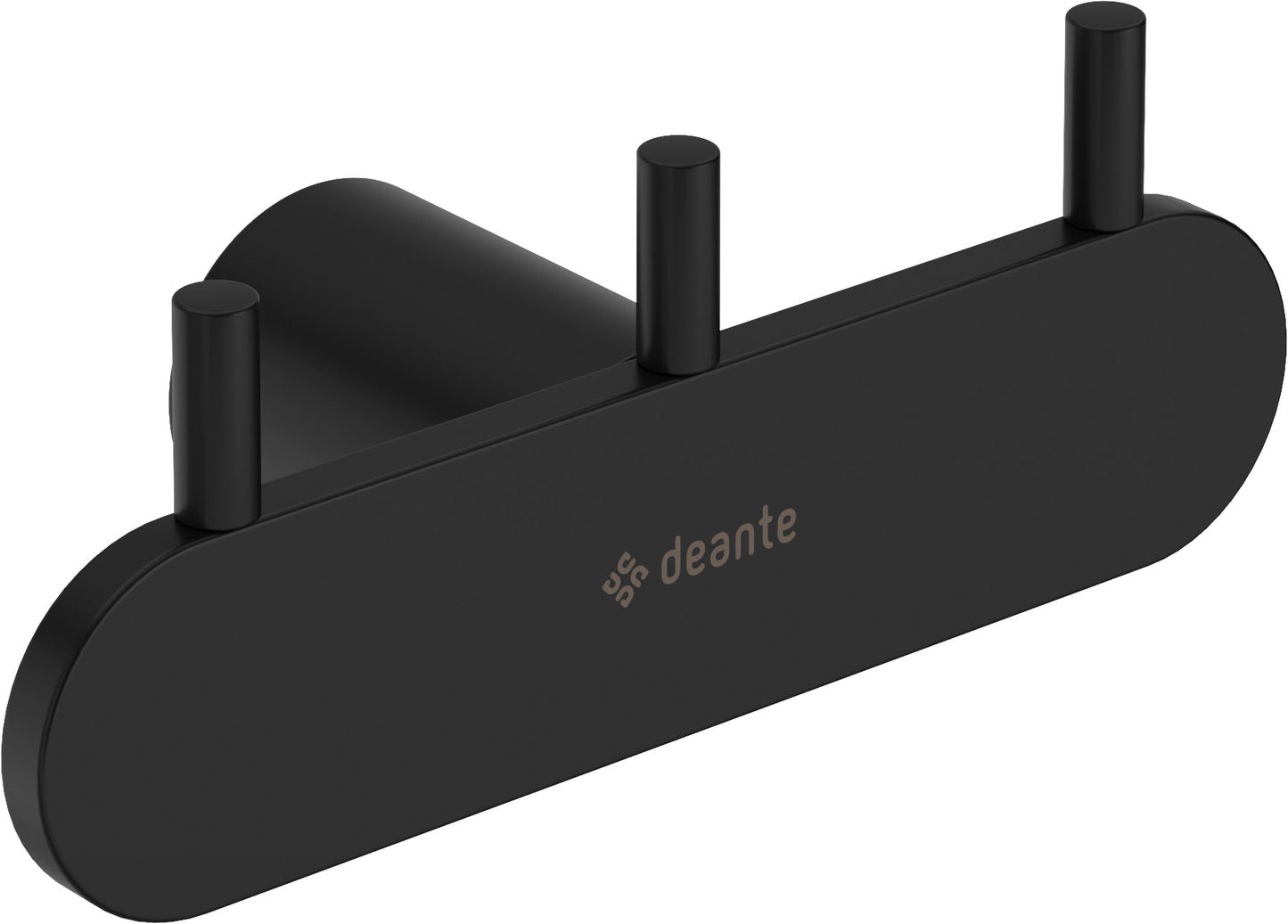 Deante ROUND Handtuchhaken Bademantelhaken dreifach Schwarz