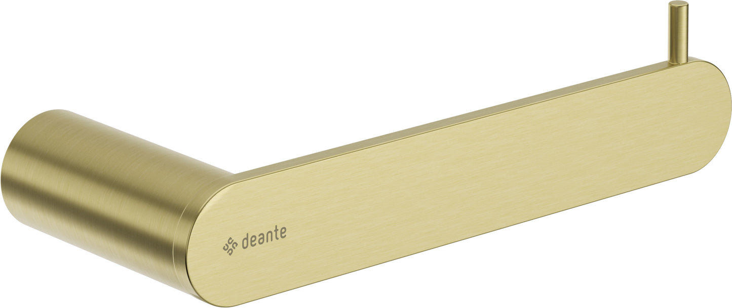 Deante ROUND Design-Toilettenpapierhalter offen Gold gebürstet