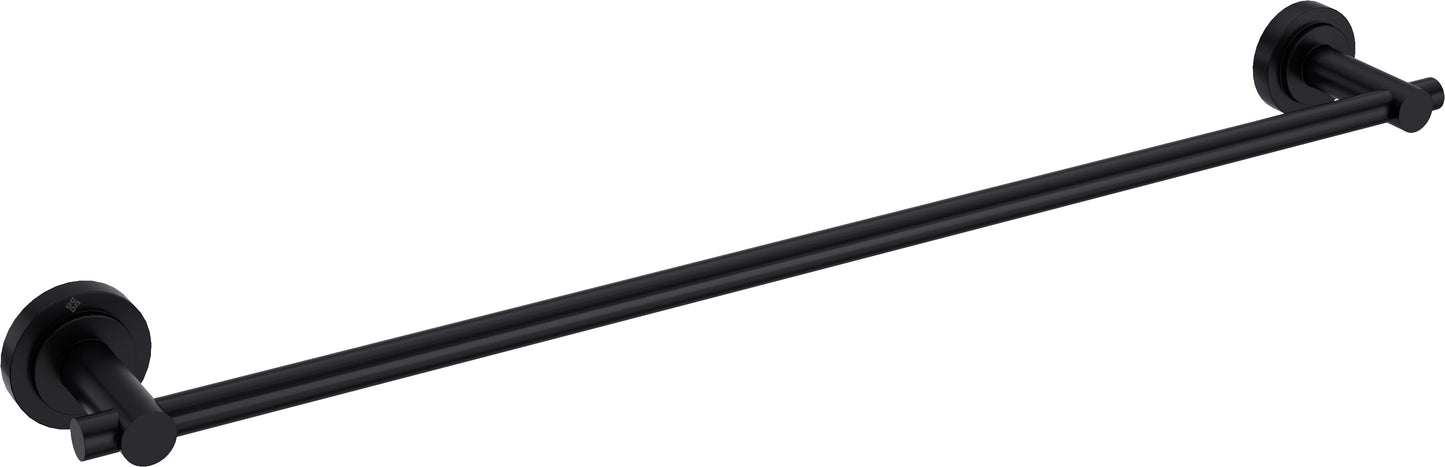 Deante TEMISTO Handtuchstange Badetuchhalter Retro-Design Schwarz