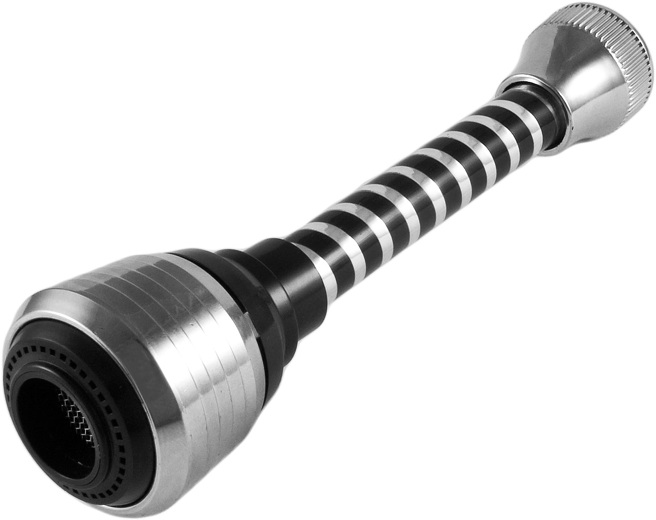 Deante Wasserhahn-Aufsatz Strahlregler verlängert (zwei Strahlarten) Chrom