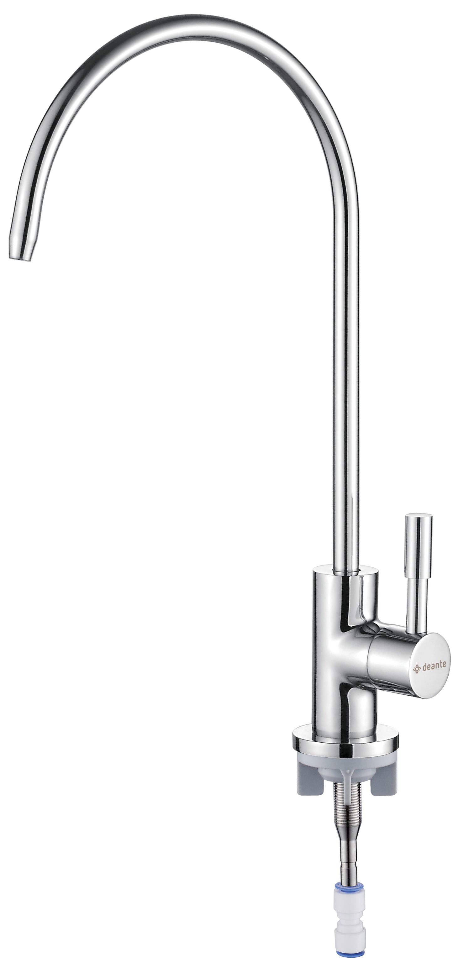 Deante Wasserhahn für Wasserfilter Küchenarmatur für gefiltertes Wasser Chrom