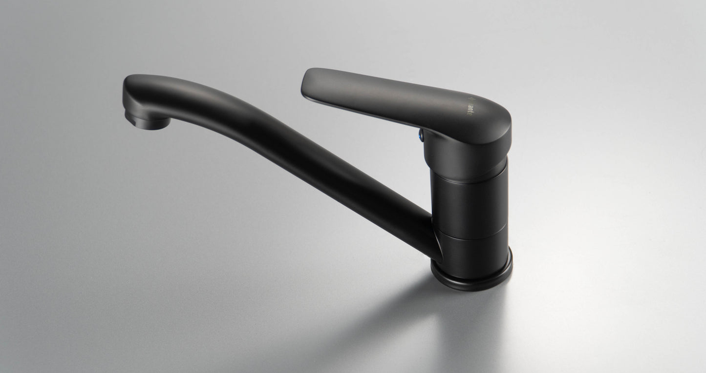 Deante BORO Einhebel-Waschbeckenarmatur mit schwenkbarem Auslauf Schwarz