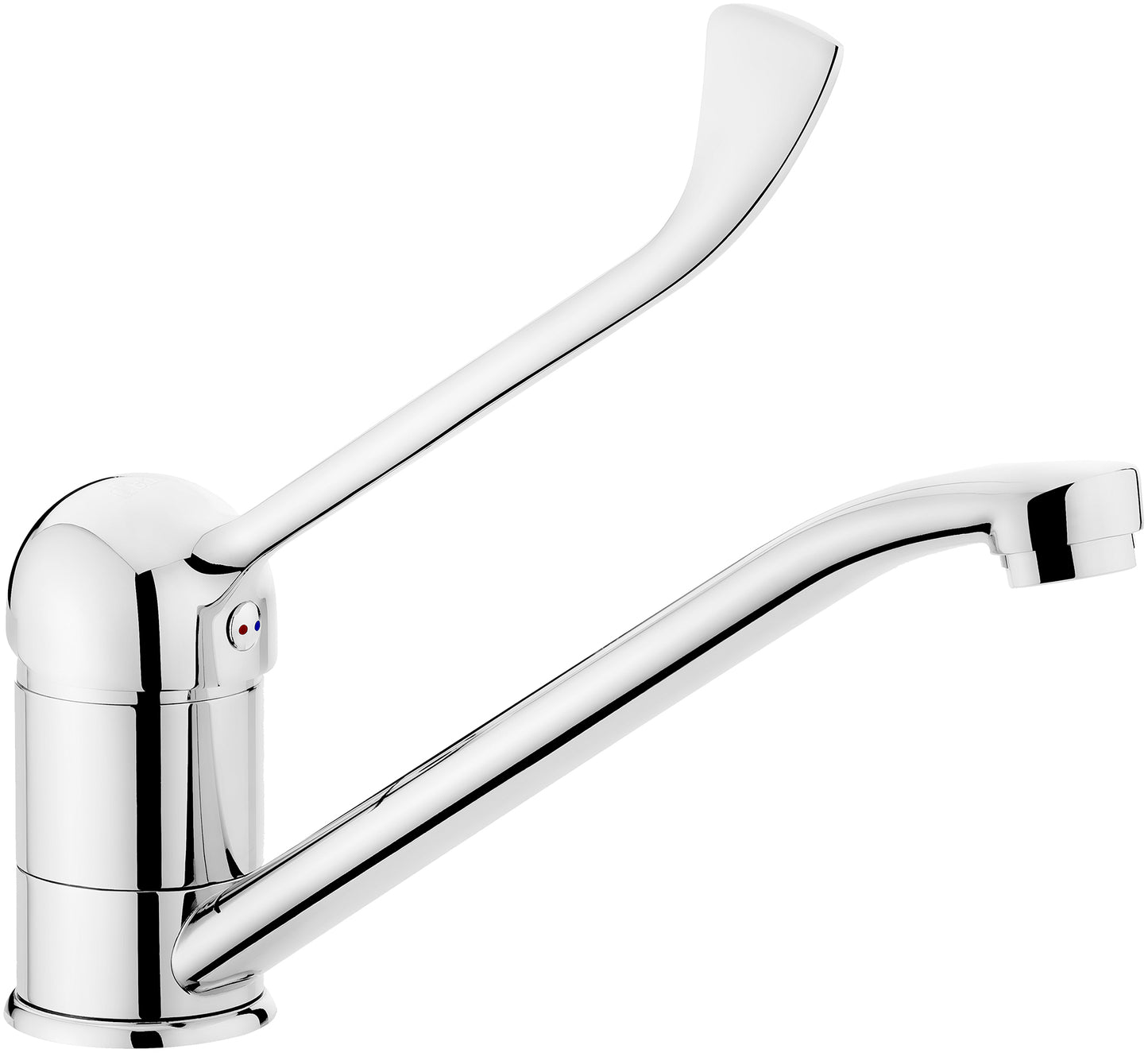 Deante JOKO Spültischarmatur mit Klinikhebel Hygienearmatur Chrom