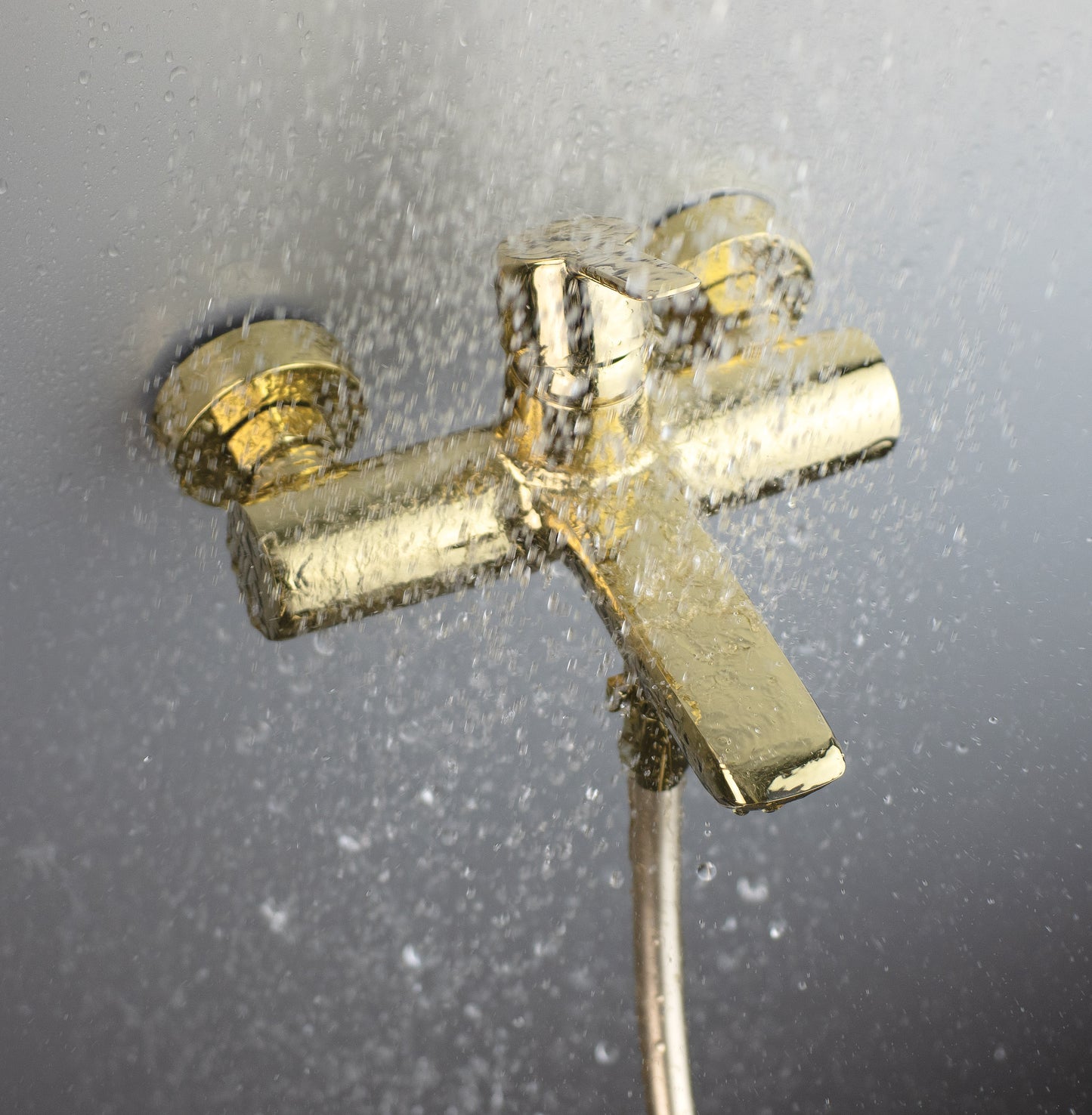 Deante ARNIKA Einhebel-Badewannenarmatur Aufputz Gold