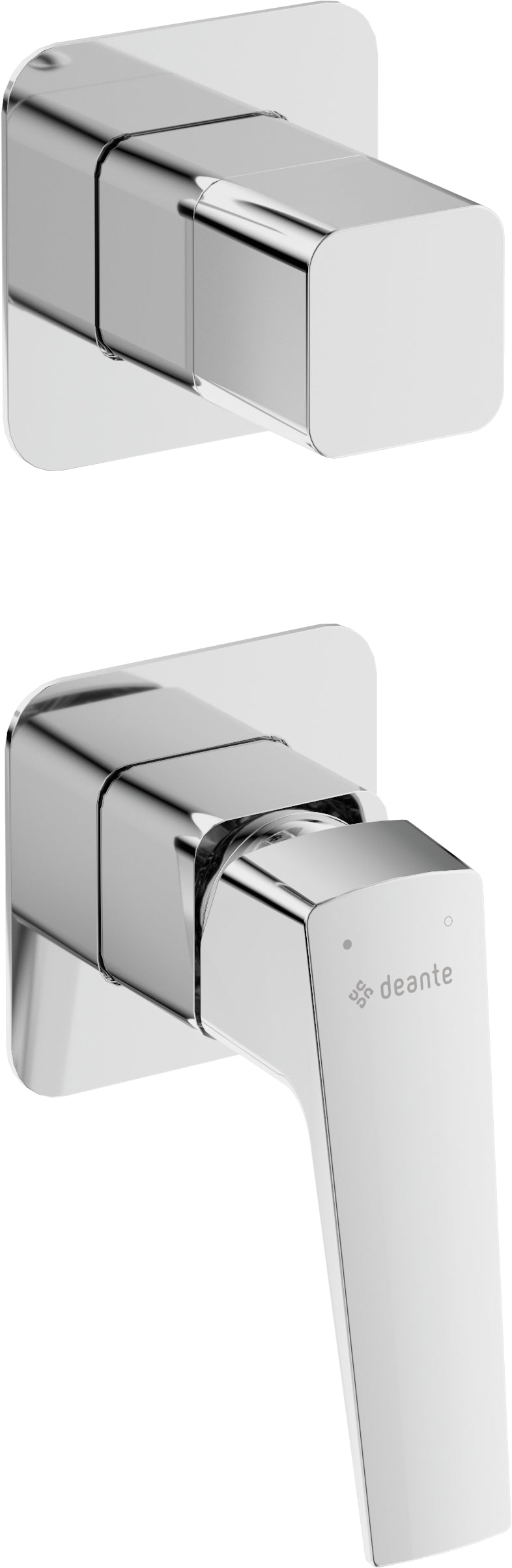 Deante BLUR 2-Wege Unterputz-Duscharmatur mit Umschalter Chrom