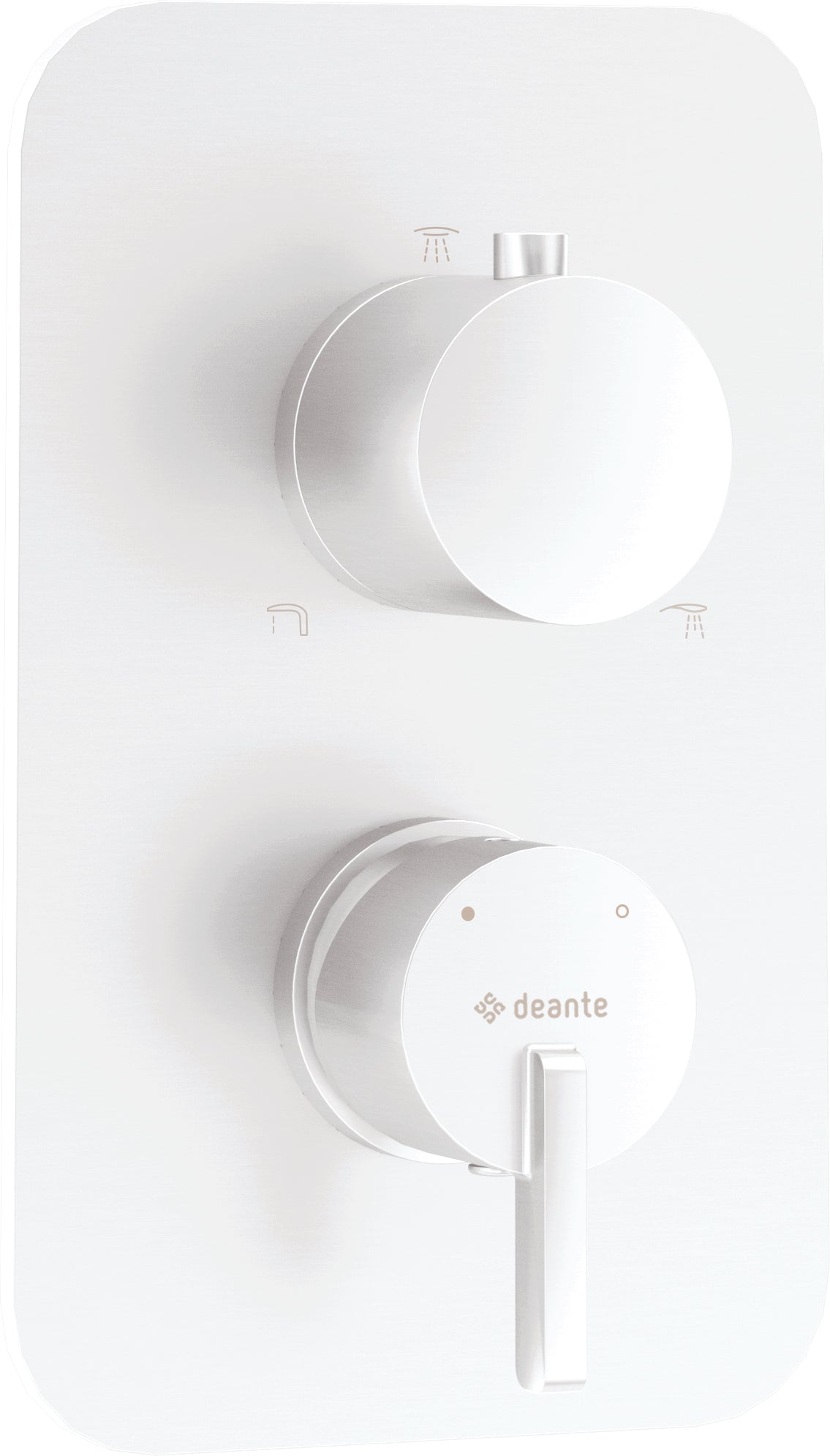 Deante SILIA Unterputz Duscharmatur für Mischbox Weiß