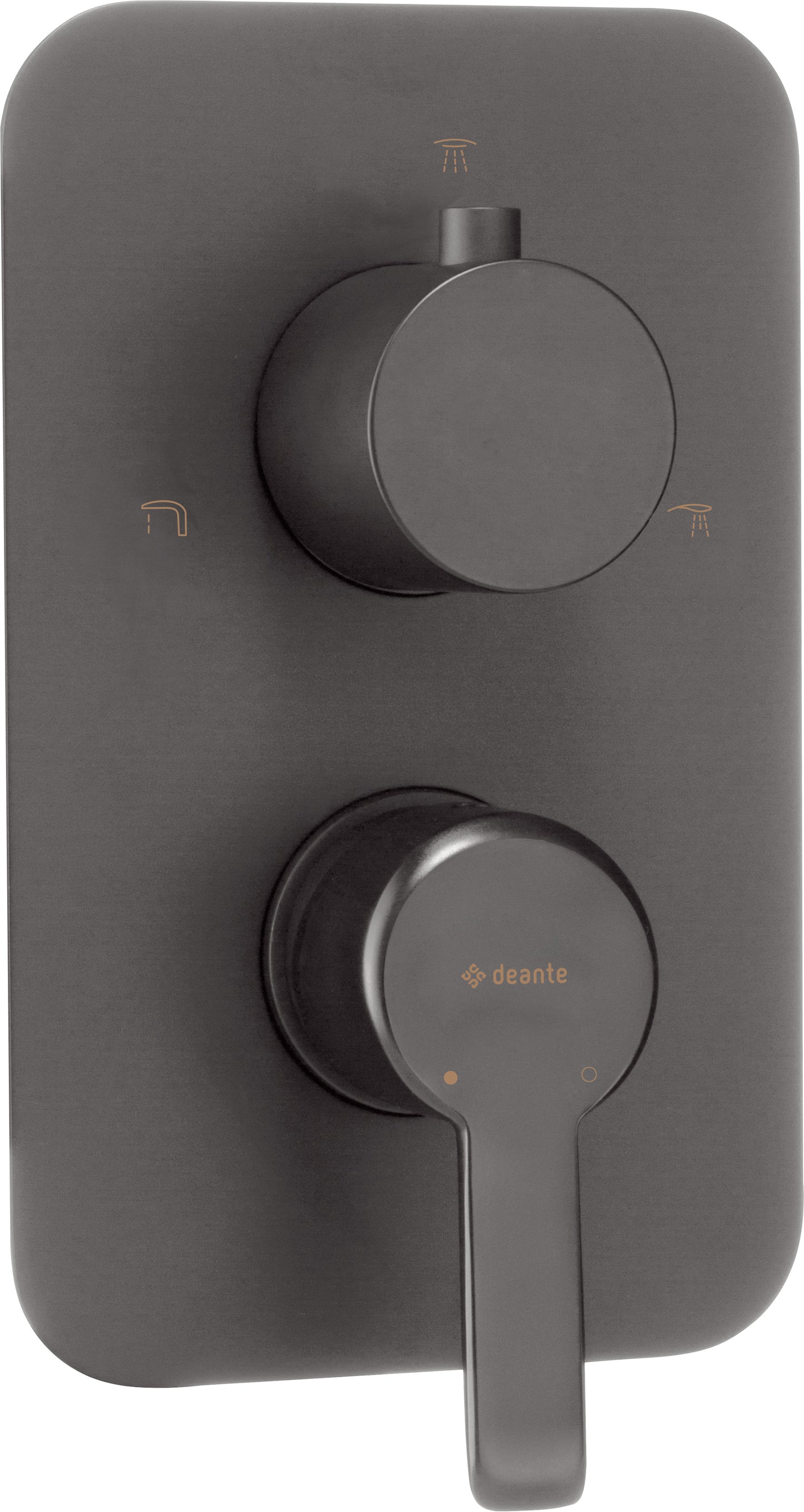 Deante ARNIKA Unterputz Duscharmatur für Mischbox Titanium