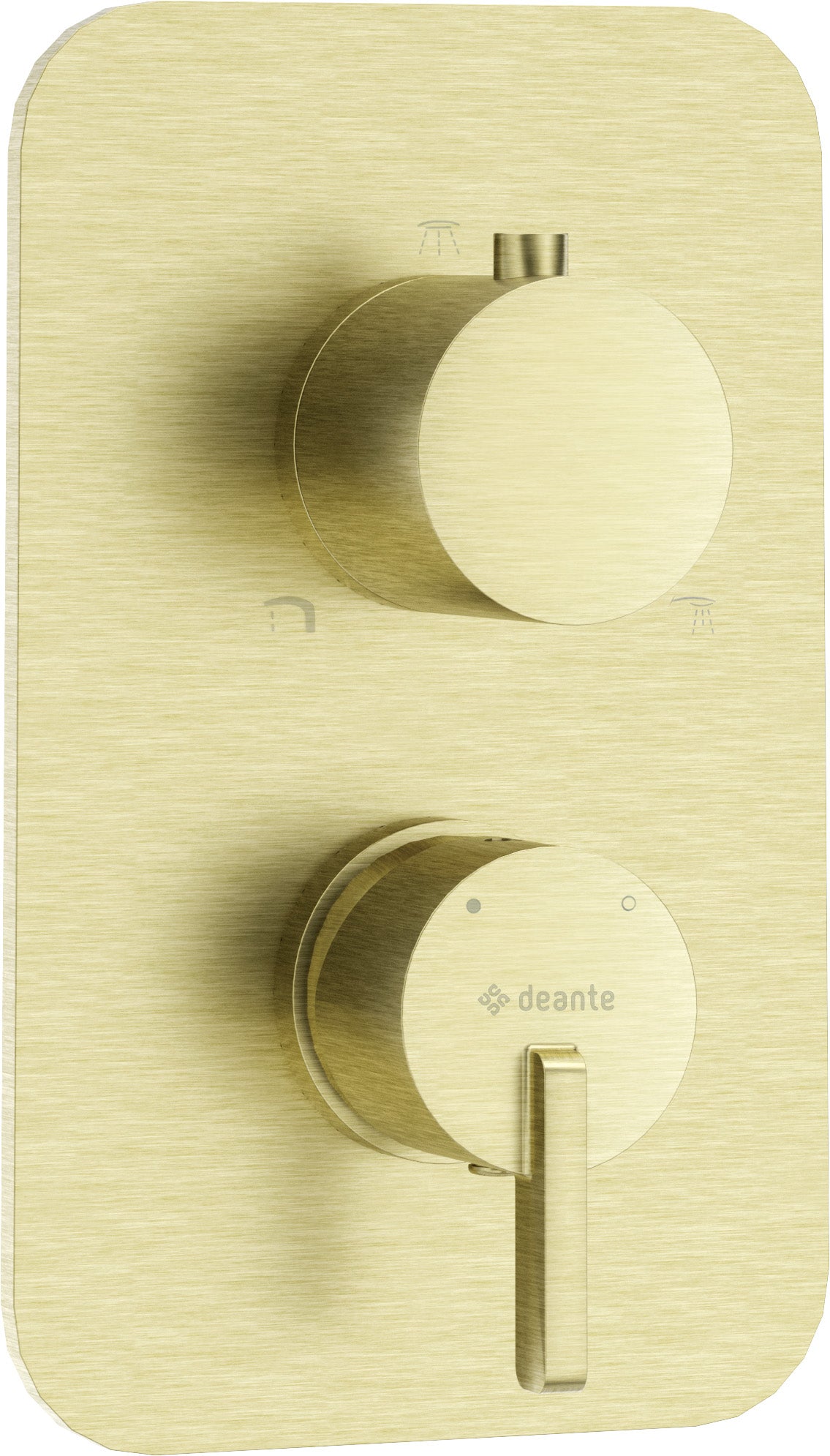 Deante SILIA Unterputz Duscharmatur für Mischbox Gold gebürstet