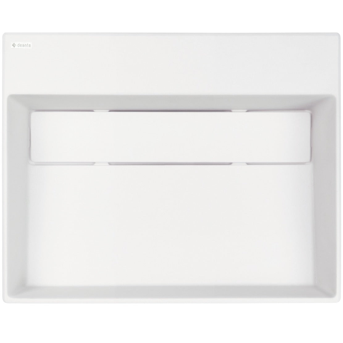 Deante CORREO Aufsatzwaschbecken mit Abflussabdeckung 50 x 40 cm Alabaster