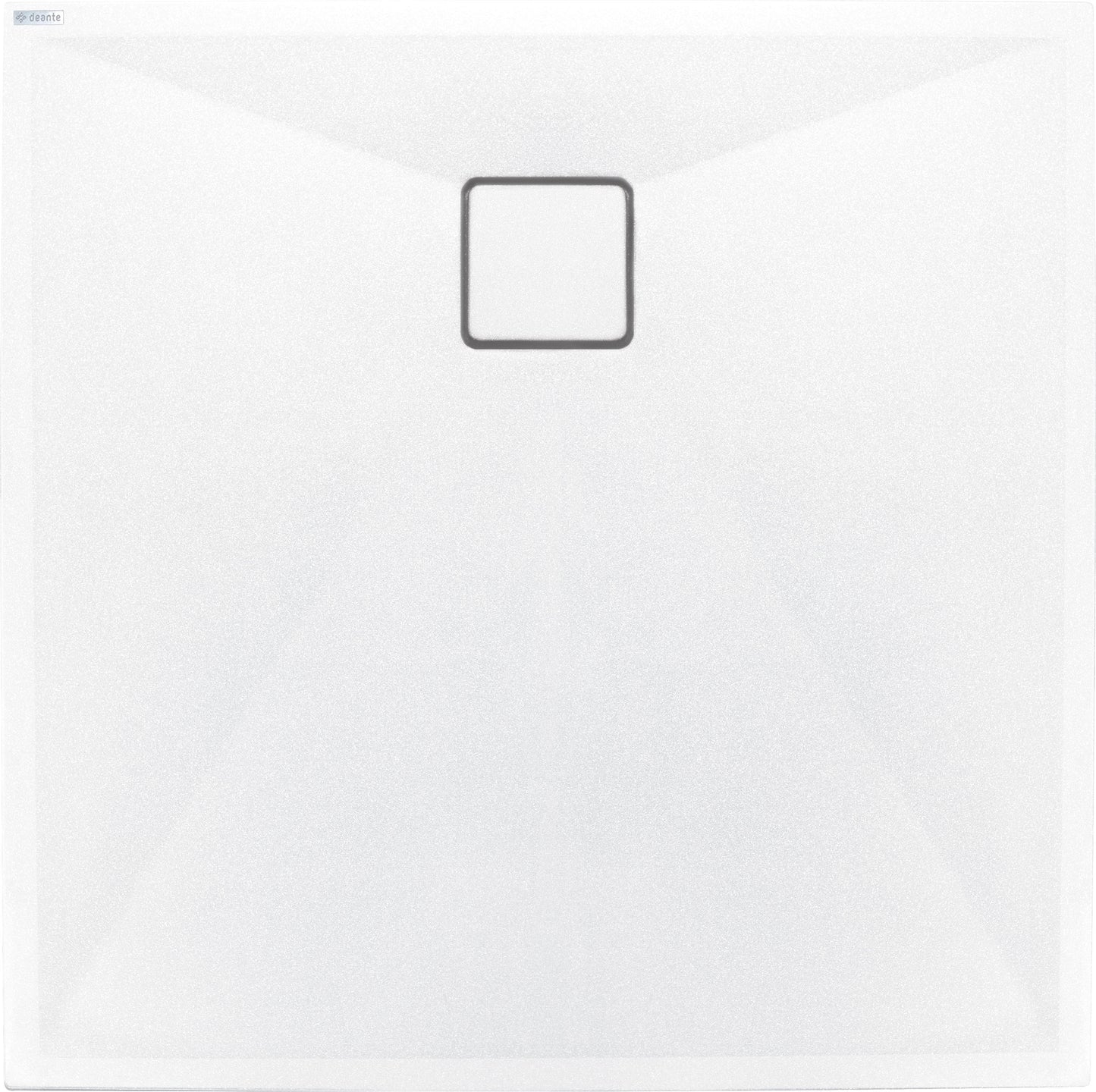 Deante CORREO Granit-Duschwanne quadratisch 80 x 80 cm Alabaster