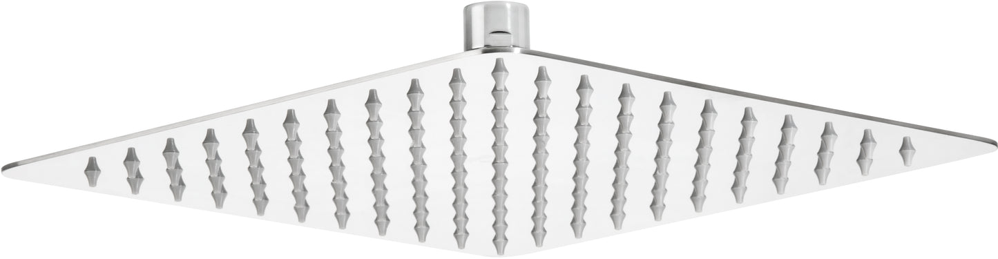 Deante FLOKS flacher Regenduschkopf (1 Strahlart) quadratisch 25 x 25 cm Chrom