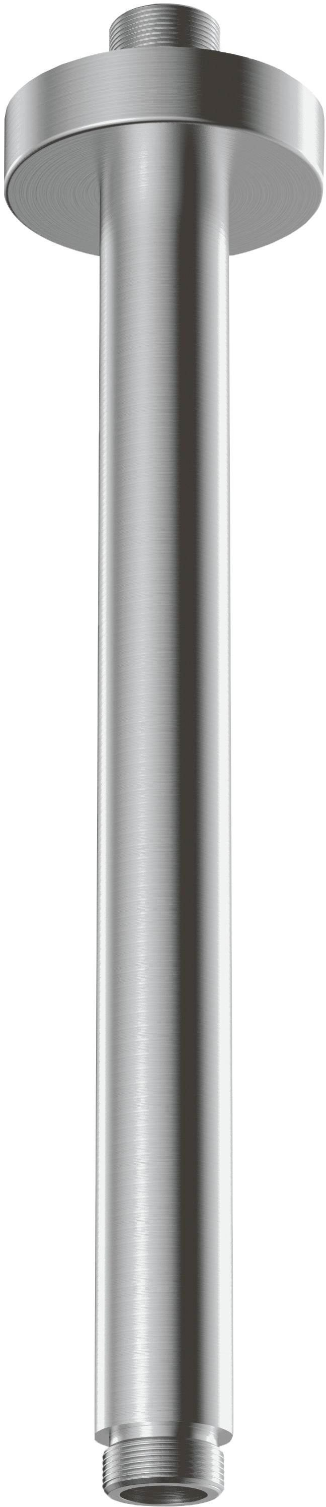 Deante CASCADA Rund Decken-Brausearm 250 mm Stahl gebürstet