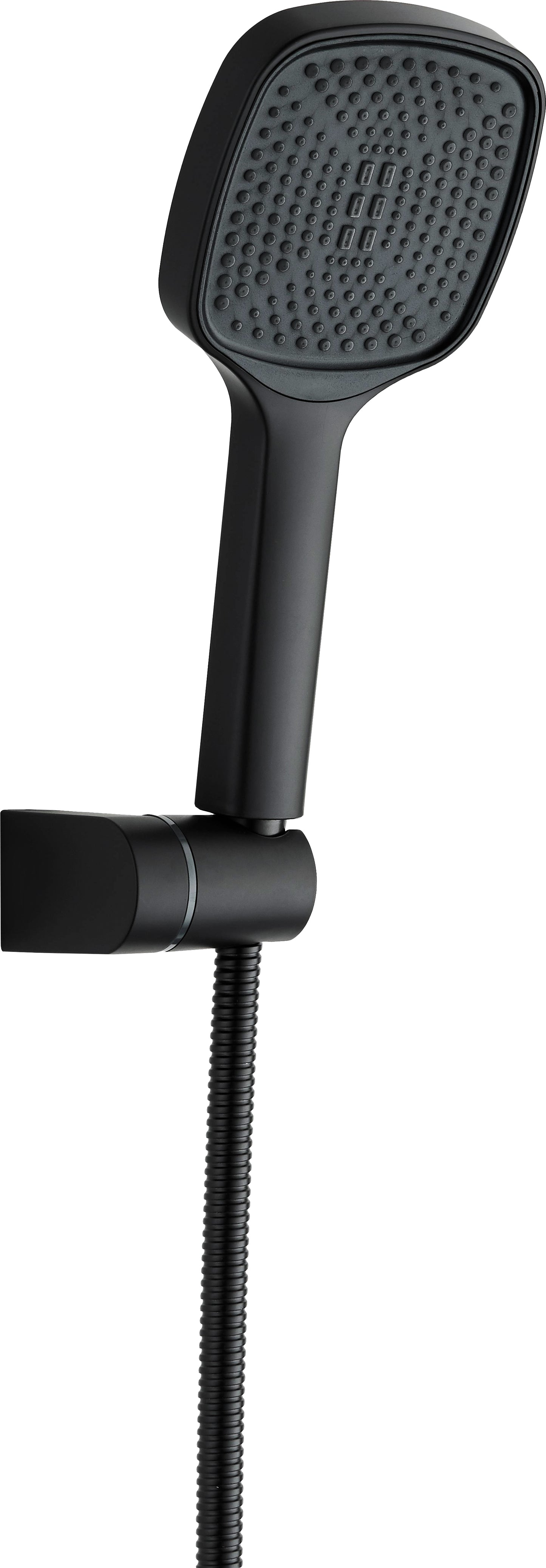 Deante MARO Brausekopf mit Halterung Anti-Kalk Schwarz