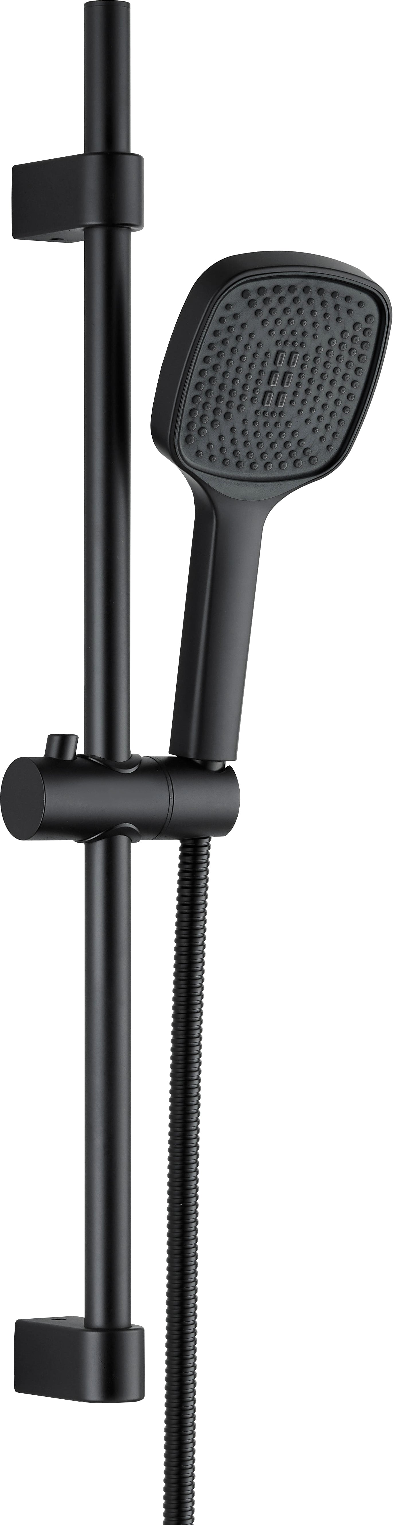 Deante LOCO Duschstange mit Handbrause Schwarz