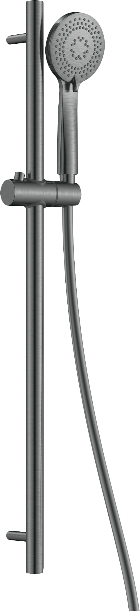 Deante ARNIKA Duschbrause-Set mit Duschstange (3 Strahlarten) Titanium