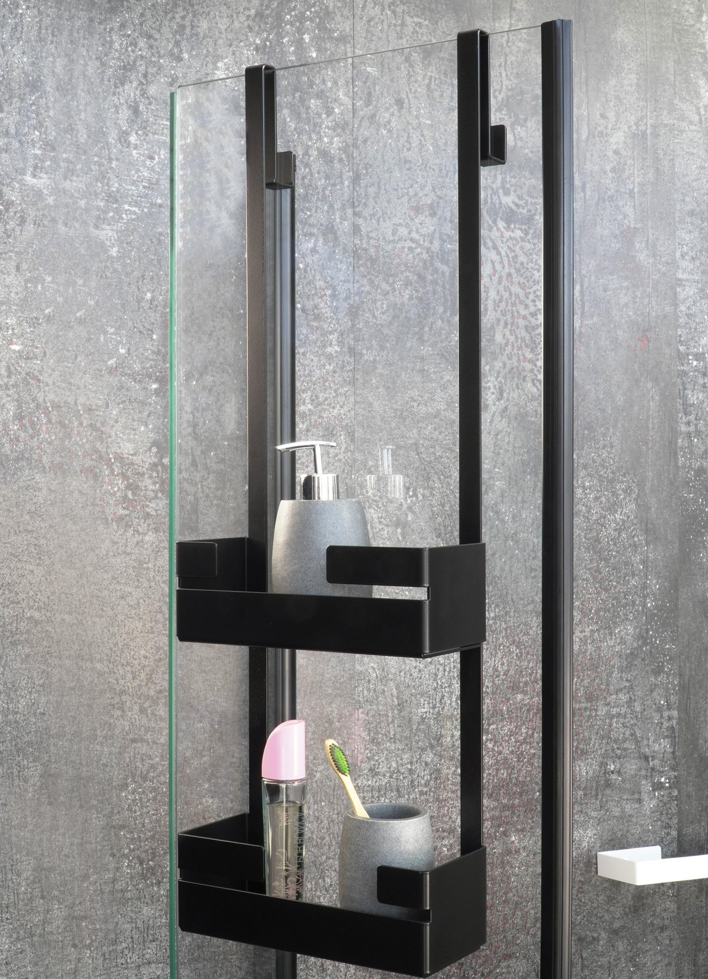 Deante MOKKO-C Ablage Hängeregal für Duschkabine Schwarz