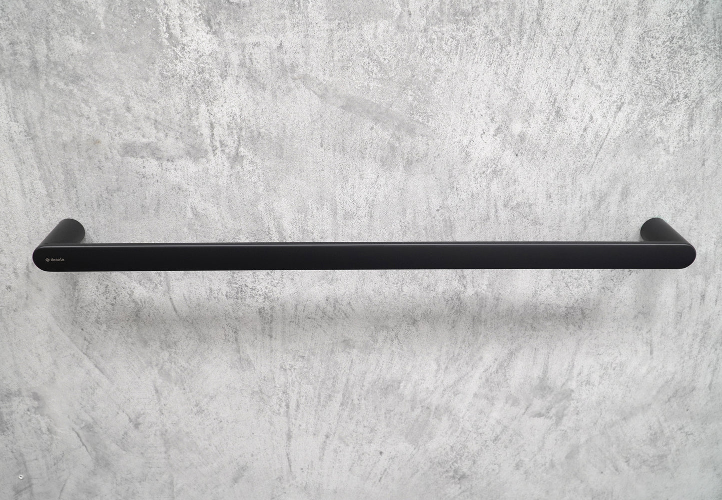 Deante ROUND Design-Handtuchhalter Badetuchstange einzeln 60 cm Schwarz