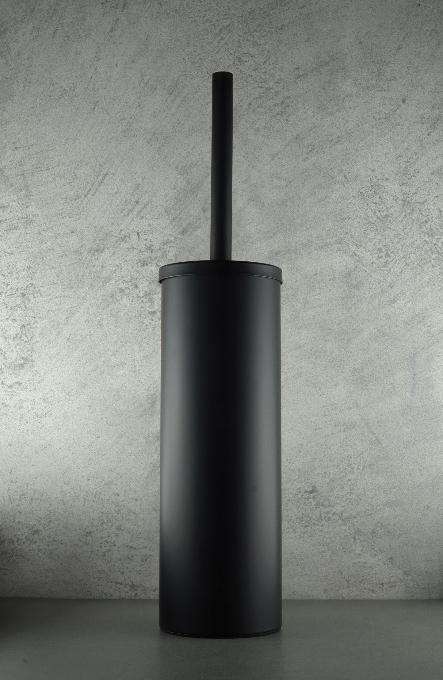 Deante ROUND Design-WC-Bürstengarnitur bodenstehend freistehend Schwarz