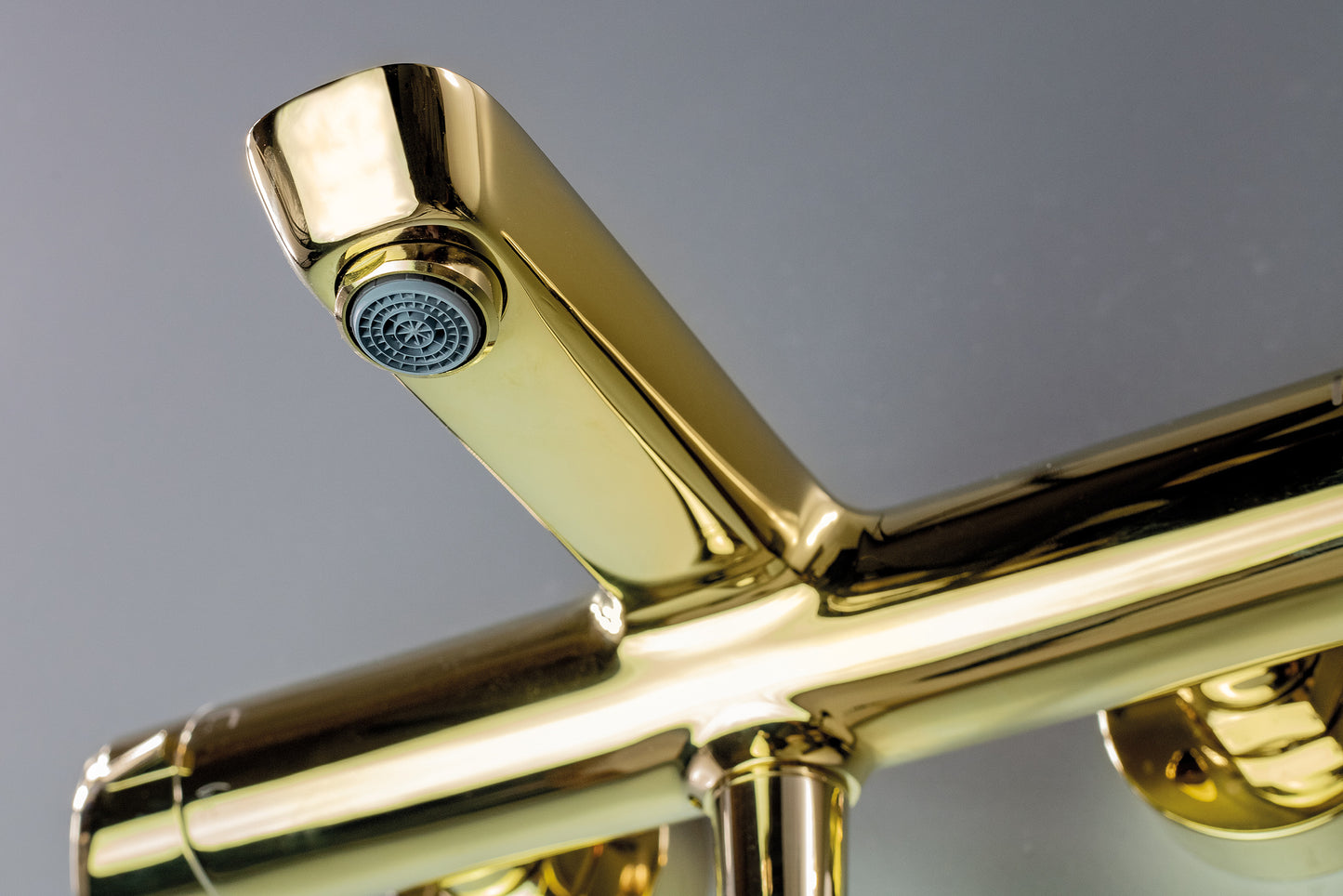 Deante ARNIKA Thermostat-Badewannenarmatur Aufputz Gold