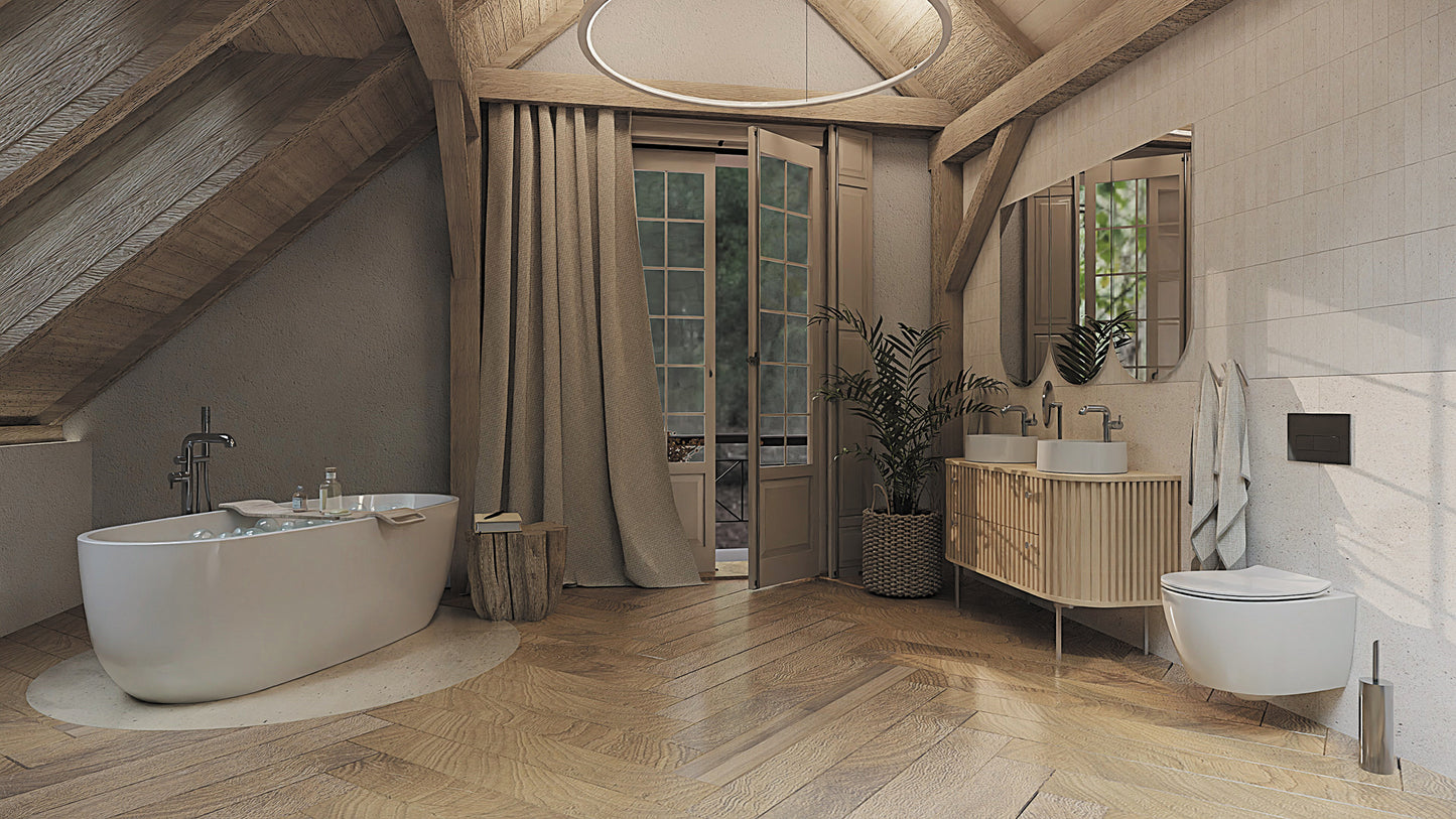 Deante SILIA WC-Bürstengarnitur bodenstehend Chrom