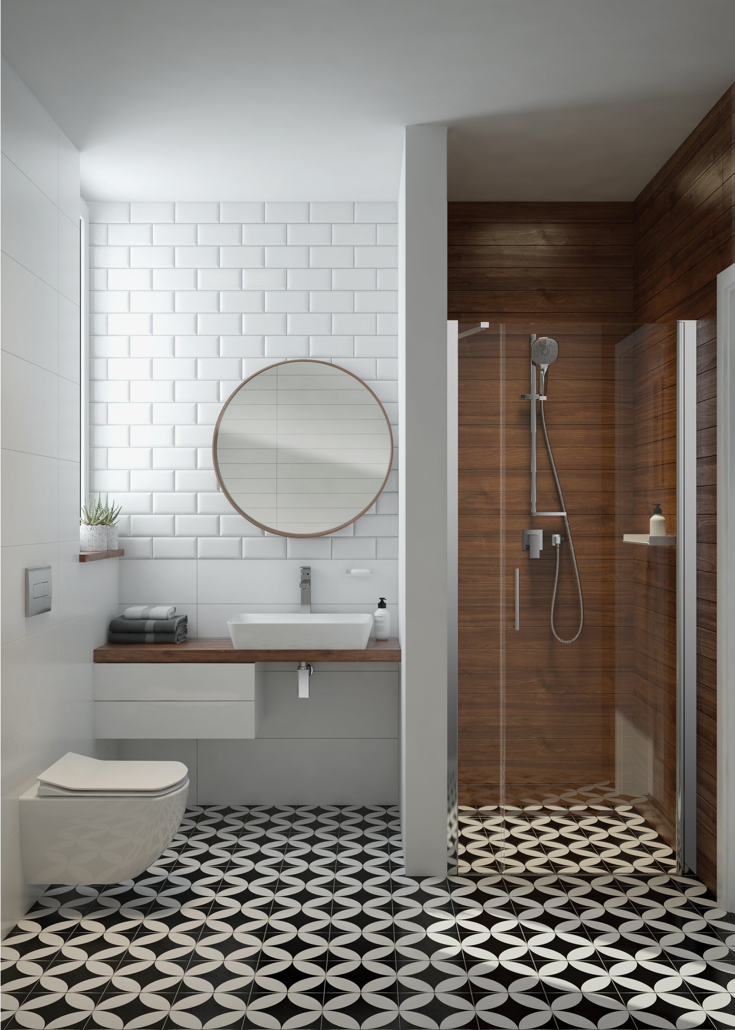 Deante ANEMON Einhebelmischer für Dusche Unterputzmontage Chrom