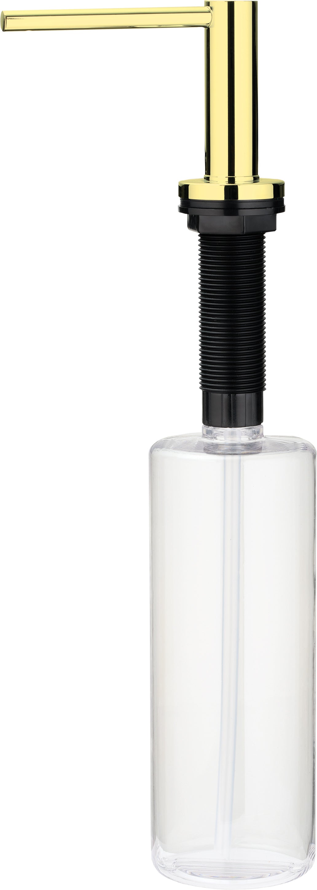 Deante ASTER Spülmittelspender für Küchenspülen mit 500 ml Flasche Gold