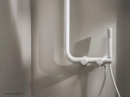 Deante SILIA Design-Duschsystem Armatur mit Funktionsschalter Weiß