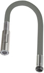 Deante LUNO Auslauf für Küchenarmatur mit Regenstrahl Anthrazit / Stahl gebürstet