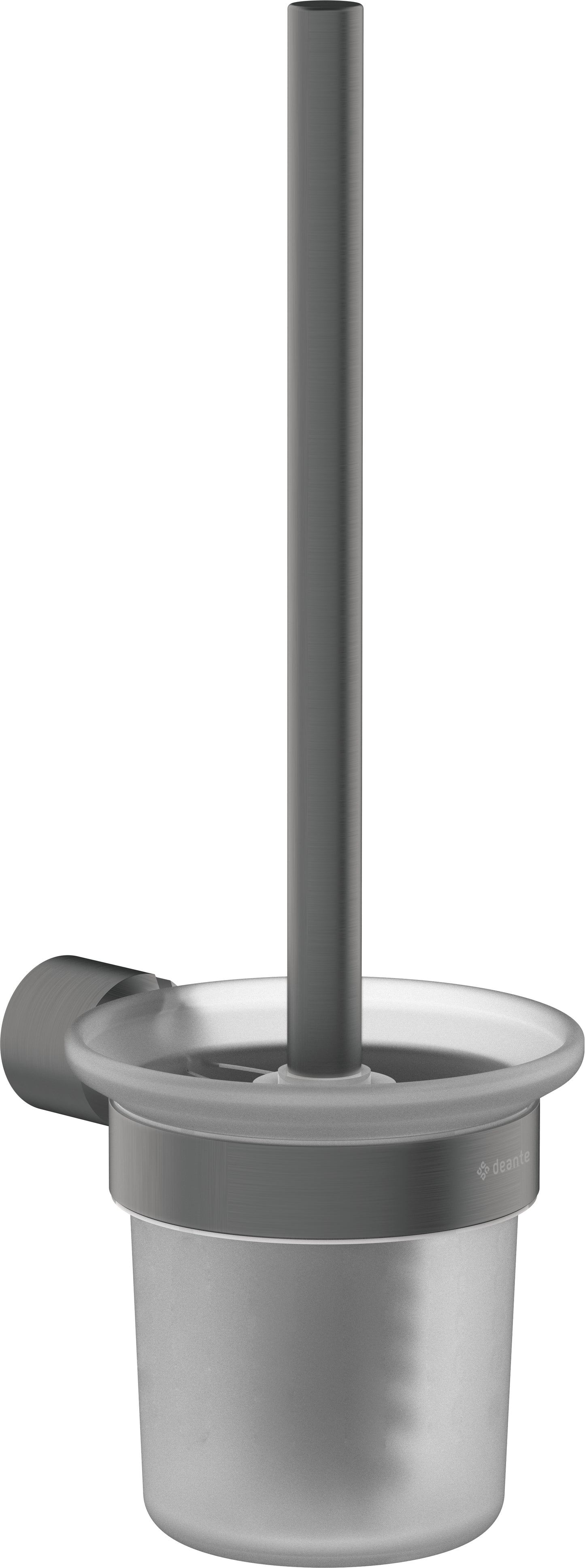 Deante ARNIKA WC-Bürstengarnitur zur Wandmontage Titanium