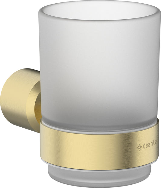 Deante ARNIKA Zahnputzbecher Wandmontage Gold gebürstet