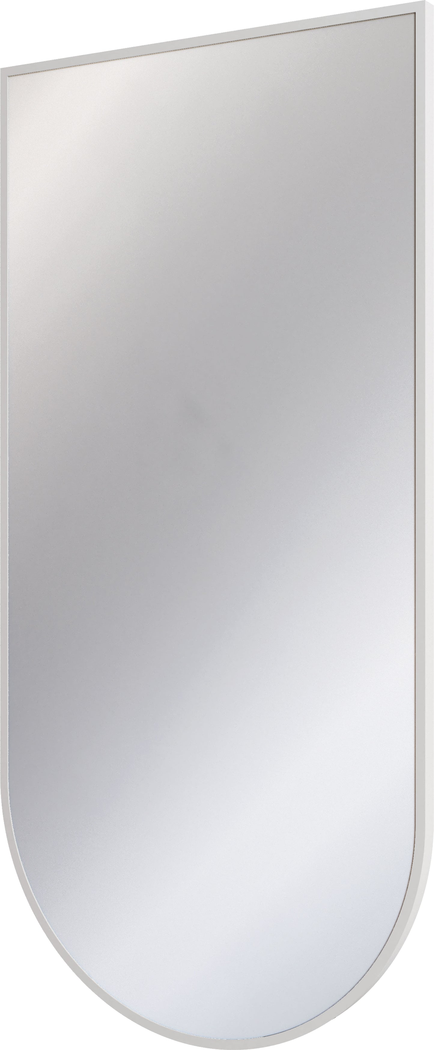 Deante SILIA Badspiegel Wandspiegel mit Rahmen 50 x 100 cm Weiß