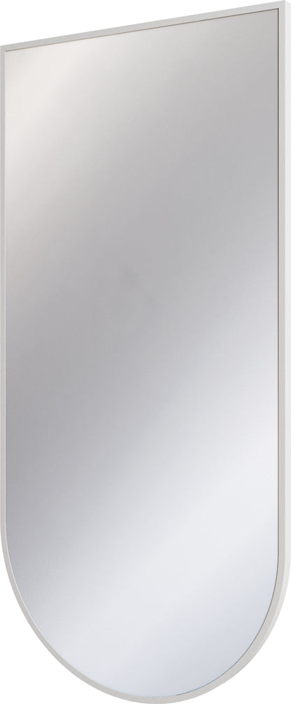 Deante SILIA Badspiegel Wandspiegel mit Rahmen 50 x 100 cm Weiß