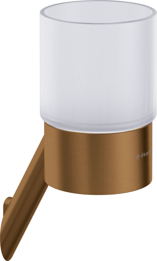 Deante SILIA Zahnputzbecher Wandmontage Bronze gebürstet