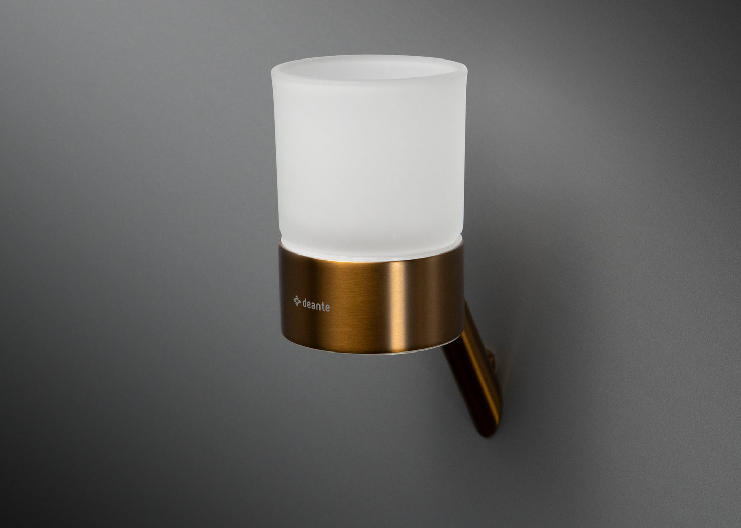 Deante SILIA Zahnputzbecher Wandmontage Bronze gebürstet