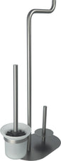 Deante SILIA WC-Bürstengarnitur mit Papierhalter (3-in-1) Titanium