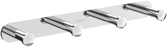 Deante JASMIN Hakenleiste Handtuchhaken Wandhaken vierfach Chrom
