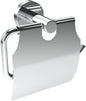 Deante JASMIN Toilettenpapierhalter mit Deckel zur Wandmontage Chrom