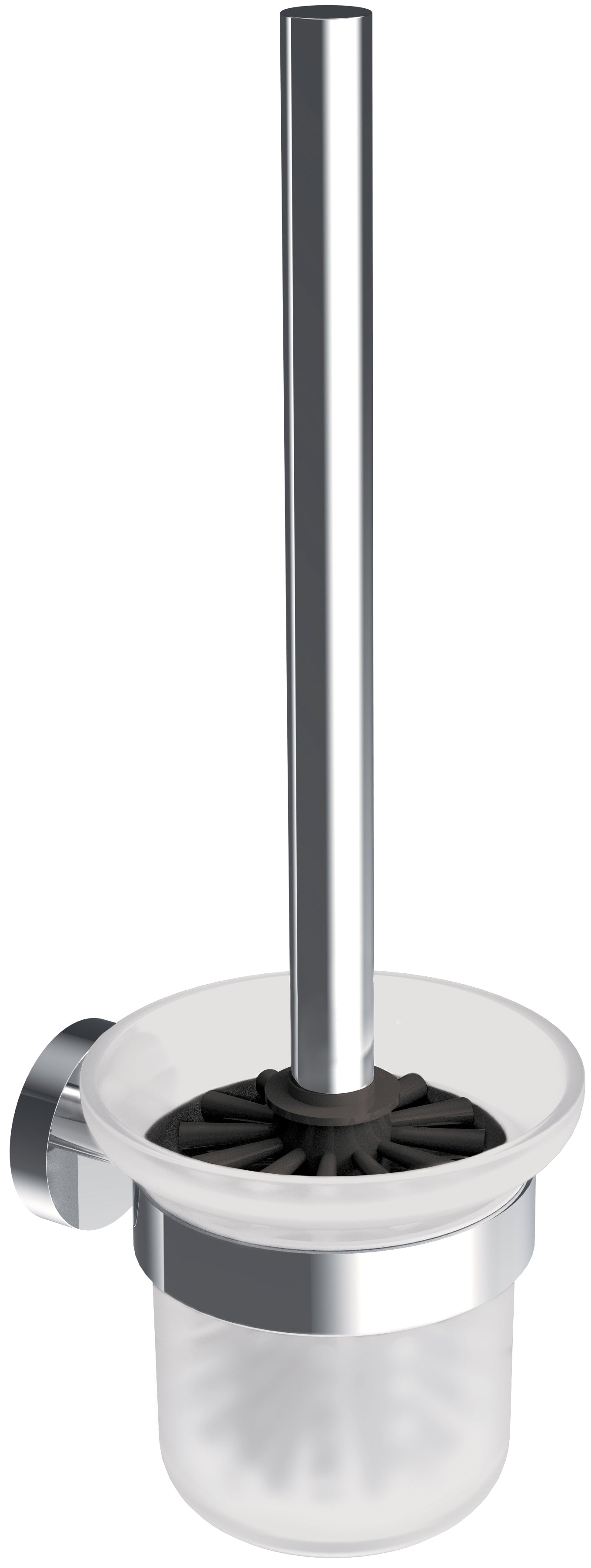 Deante SILIA WC-Garnitur mit Toilettenbürste Wandmontage Chrom