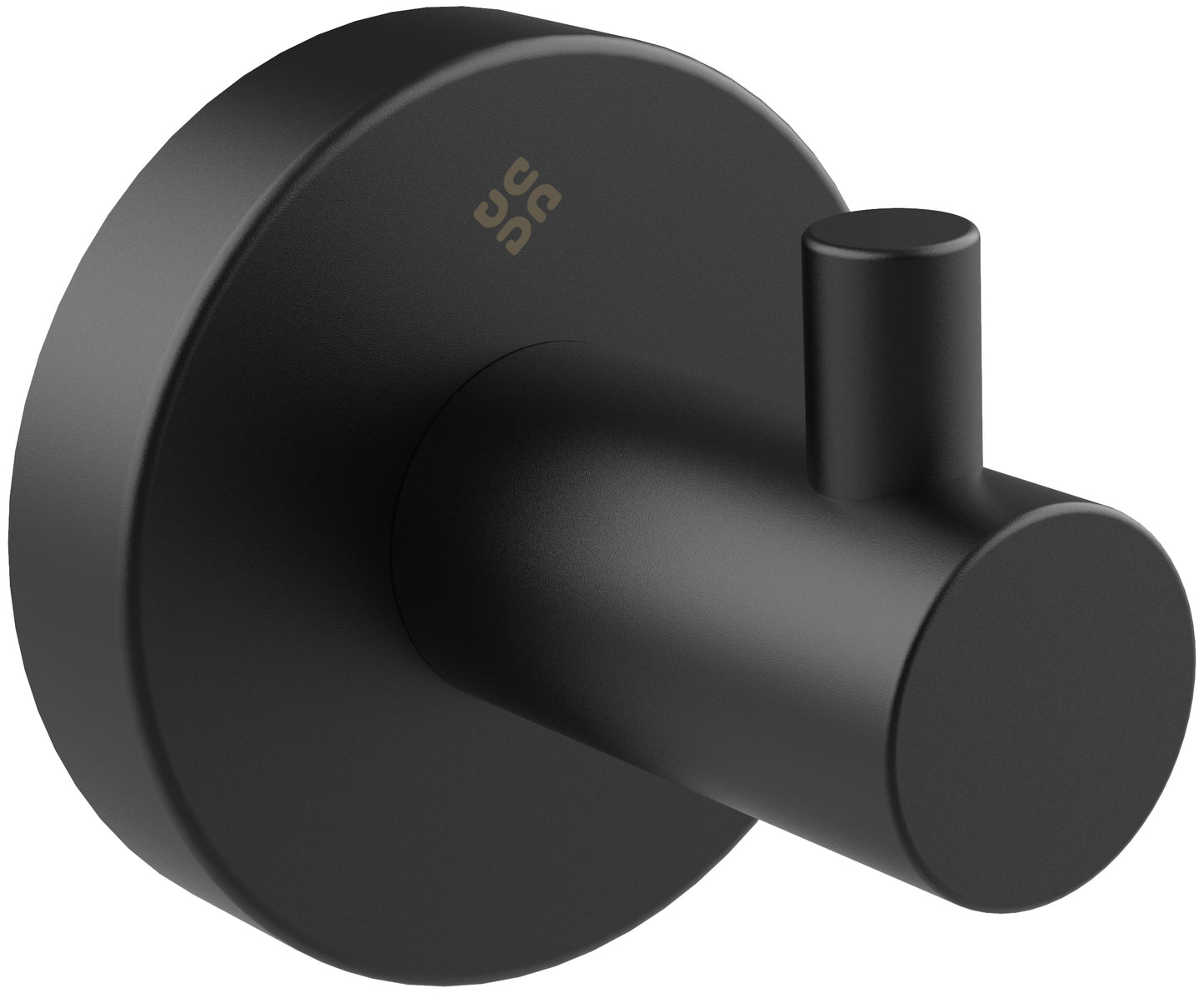 Deante JASMIN Handtuchhaken verdeckte Befestigung einzeln Schwarz