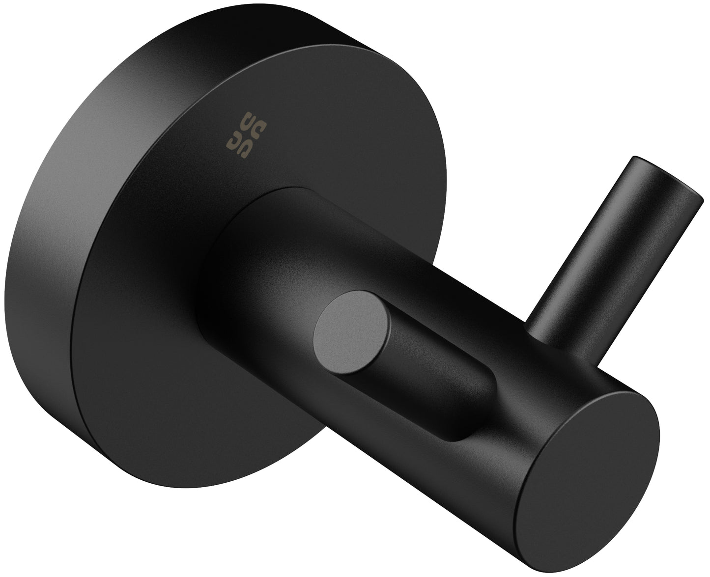 Deante JASMIN Wandhaken Handtuchhaken doppelt Schwarz