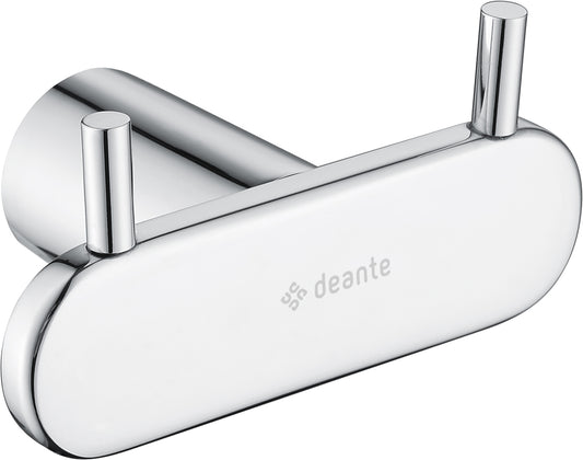 Deante ROUND Handtuchhaken Bademantelhaken doppelt Chrom