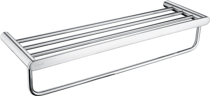 Deante ROUND Badablage mit Handtuchstange Chrom