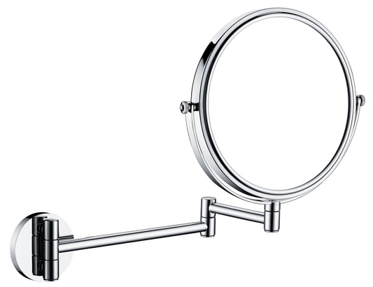Deante ROUND Kosmetikspiegel mit beweglichem Arm zur Wandmontage Chrom
