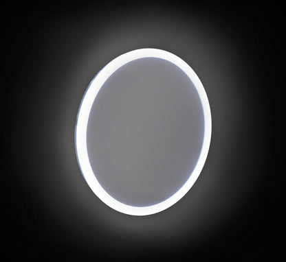 Deante ROUND Magnet-Kosmetikspiegel mit LED-Beleuchtung Ø 22 cm Chrom