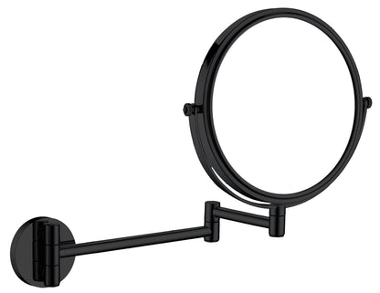 Deante ROUND Kosmetikspiegel mit beweglichem Arm zur Wandmontage Schwarz