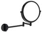 Deante ROUND Kosmetikspiegel mit beweglichem Arm zur Wandmontage Schwarz