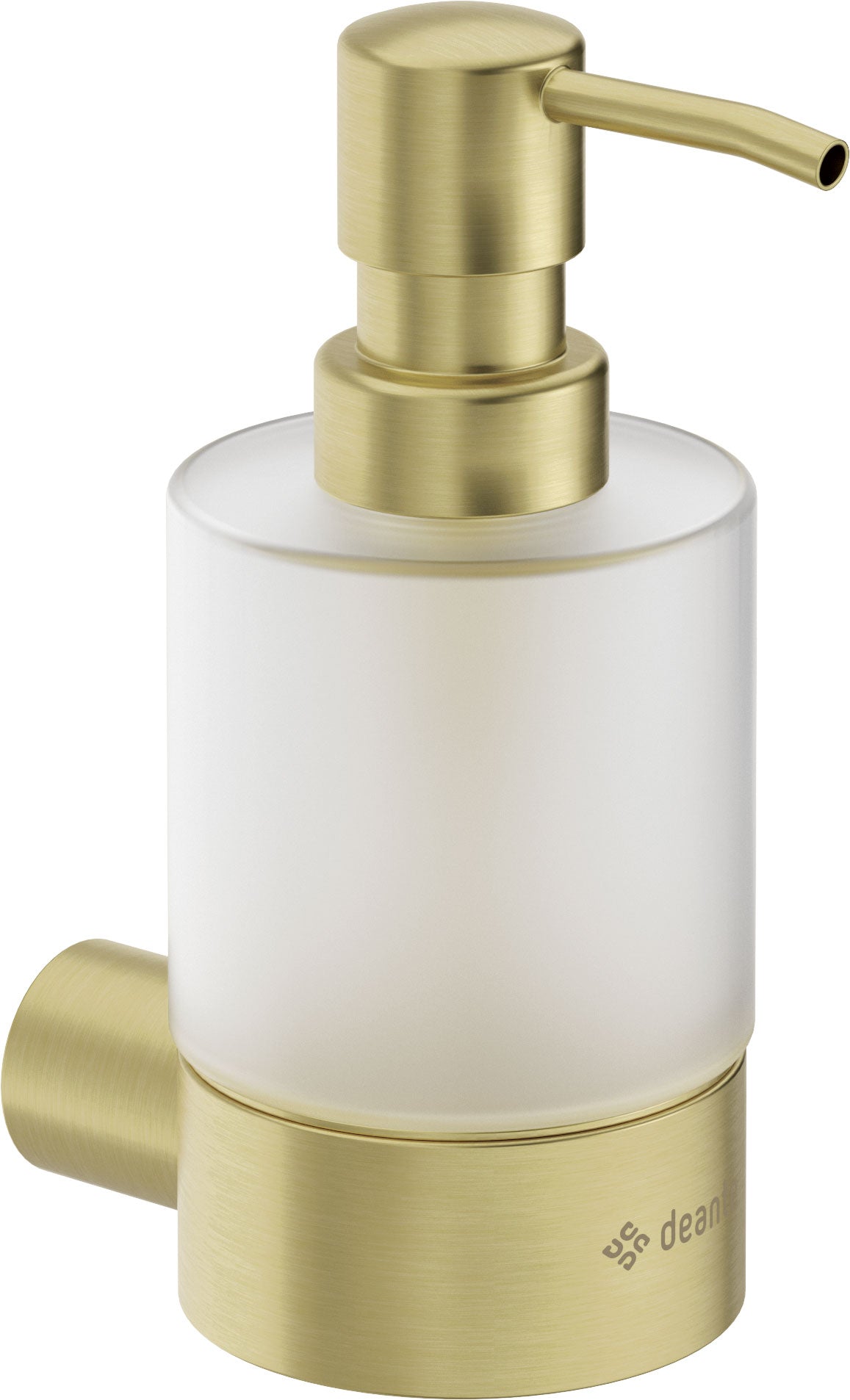 Deante ROUND Seifenspender zur Wandmontage nachfüllbar Gold gebürstet