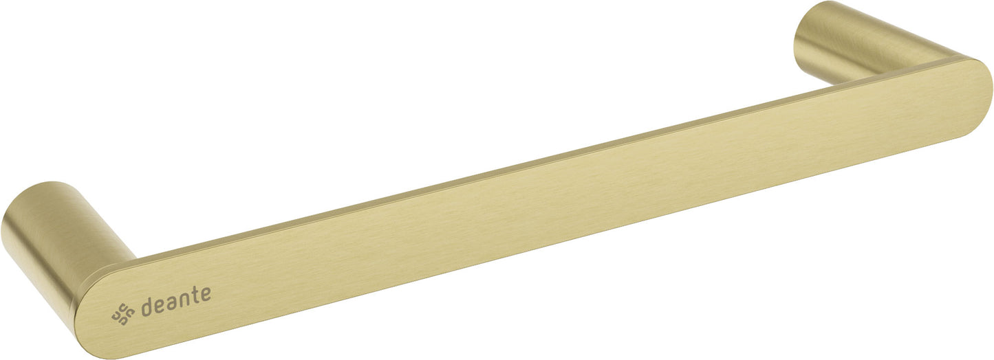 Deante ROUND Design-Handtuchhalter Badetuchstange einzeln 30 cm Gold gebürstet